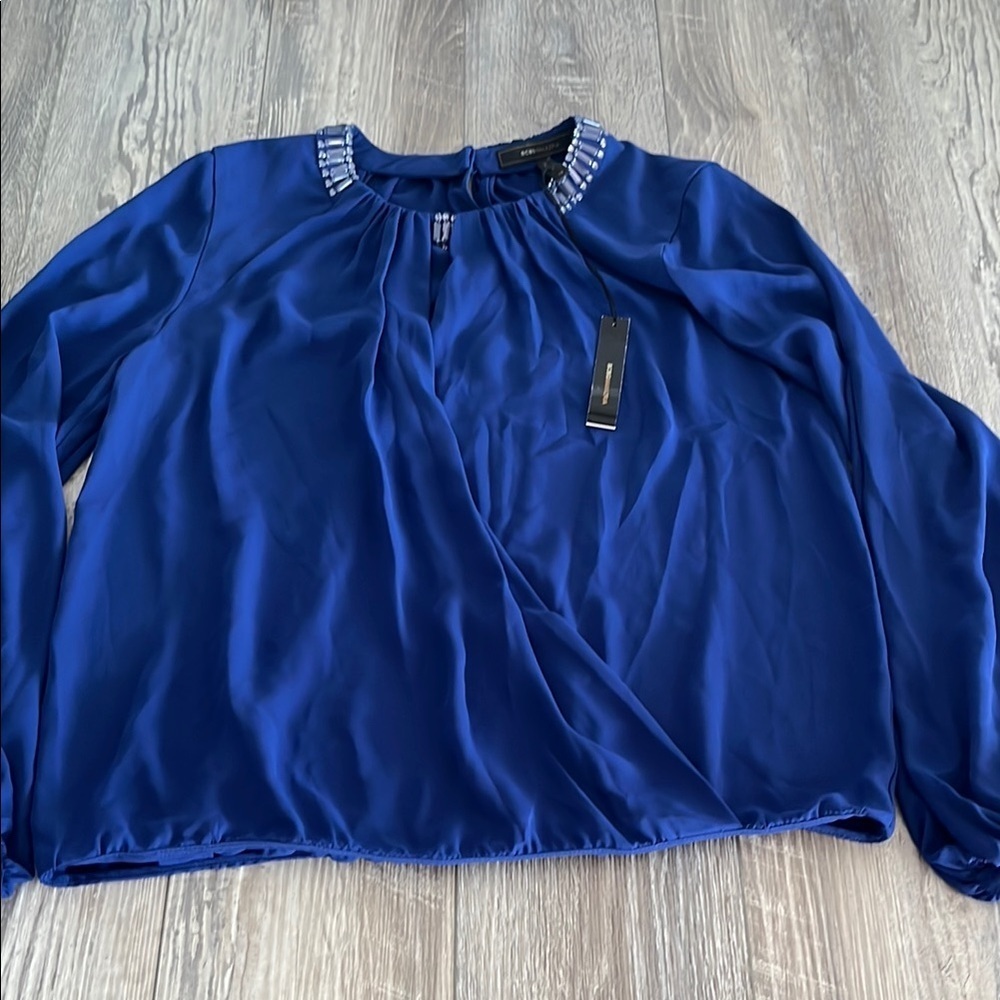 Elegant Blue Women's Top